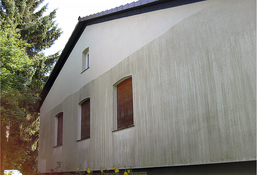 Fassadenreinigung Einfamilienhaus Langen
